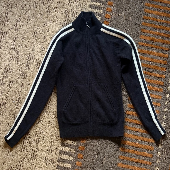 Vintage Juicy Cashmere Zip up Tack Sweater Sweatshirt